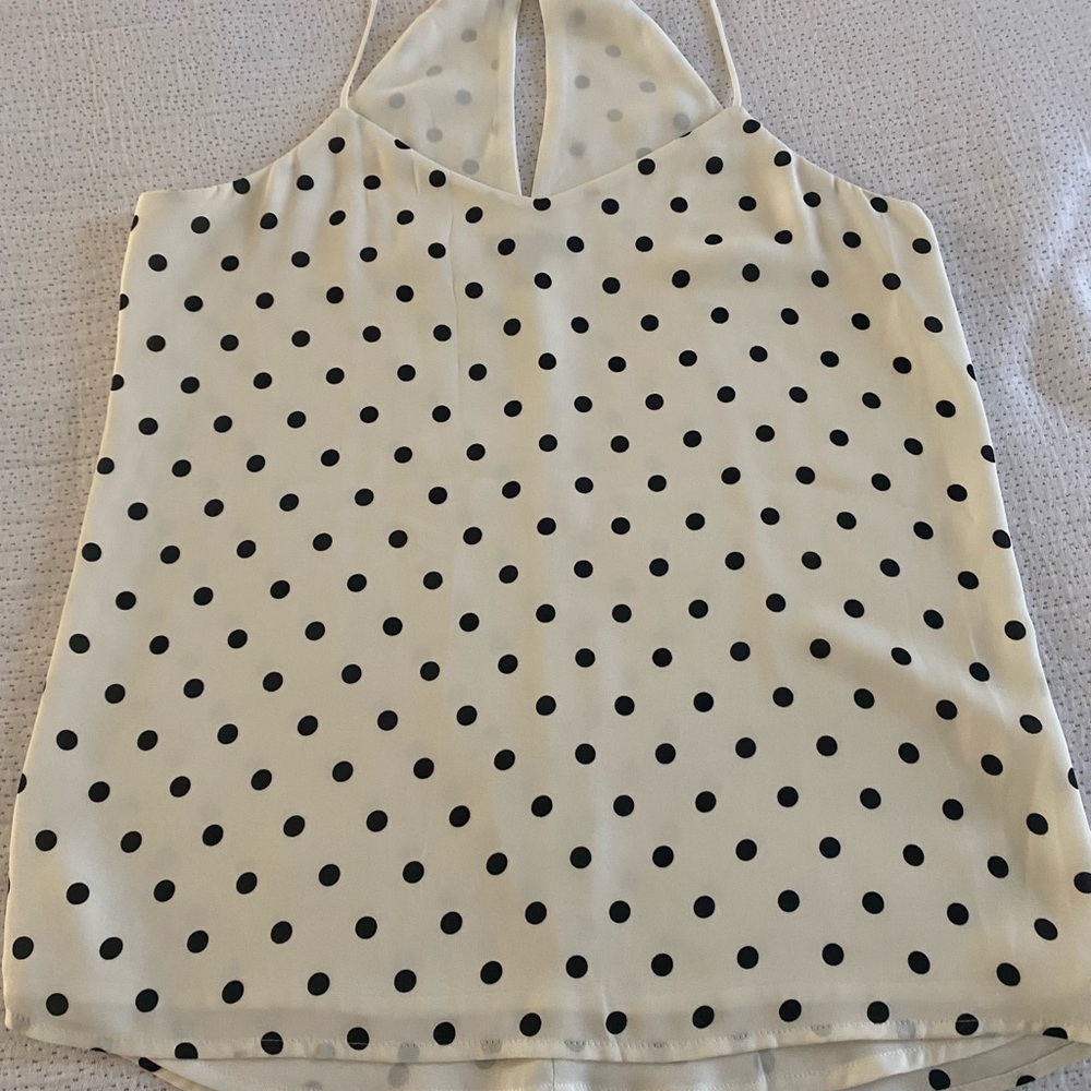 Polka dot Express tank top